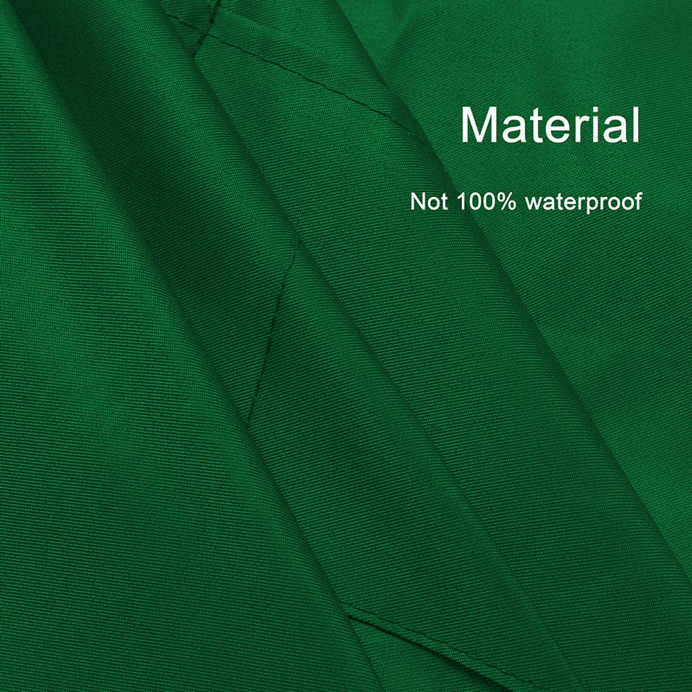 Delantal twill LOYHUANG verde durable para uso diario