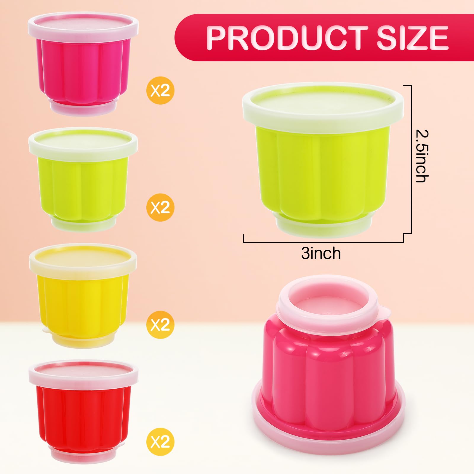 Moldes LOYIM verdes con tapas, ideales para almacenar porciones.