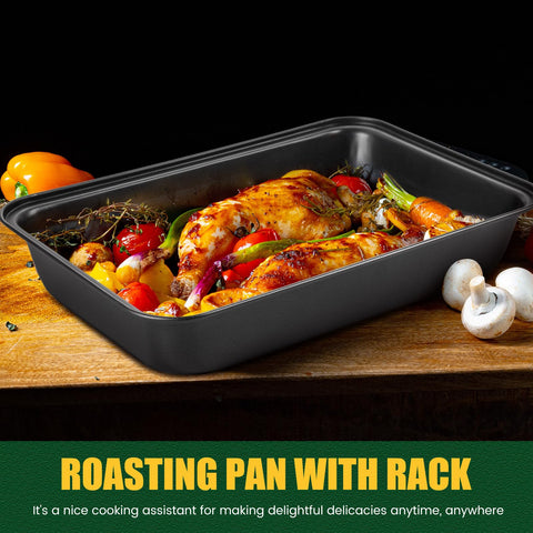Bandeja LOYIM pequeña 12x8 con rejilla para porciones rápidas.