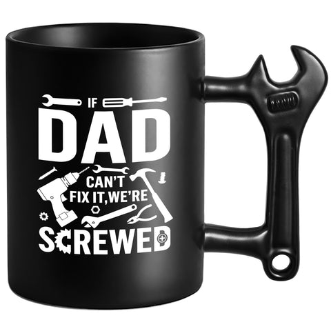 LOZACHE Taza con manija de llave, ideal para empezar el día con humor.