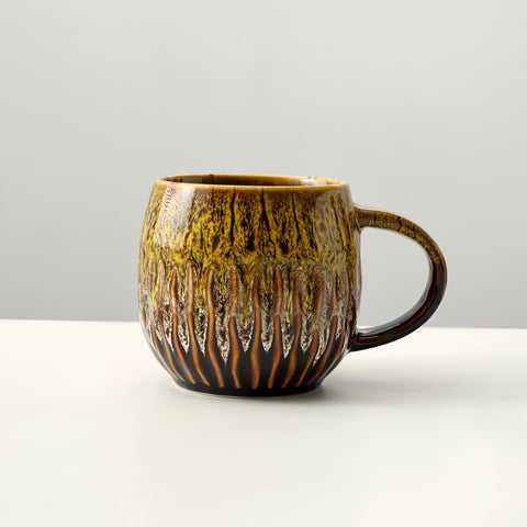 lpylxingyan taza interior-exterior cerámica, diseño limpio y seguro para beber.