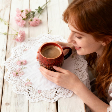 lpylxingyan taza ceramica base estable para evitar vuelcos.