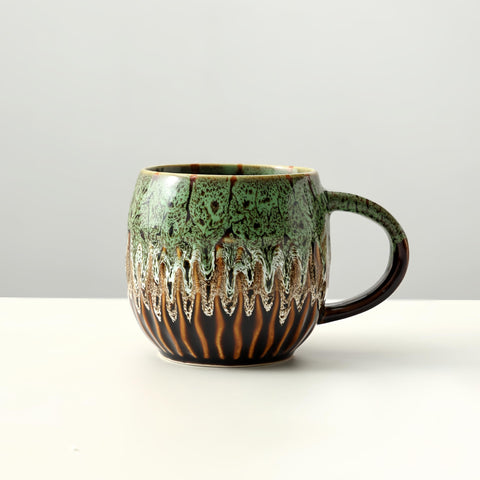 lpylxingyan taza cerámica interior y exterior apta para alimentos y limpieza fácil