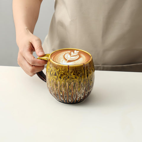 Taza lpylxingyan resistente al calor y retiene el calor para bebidas calientes.
