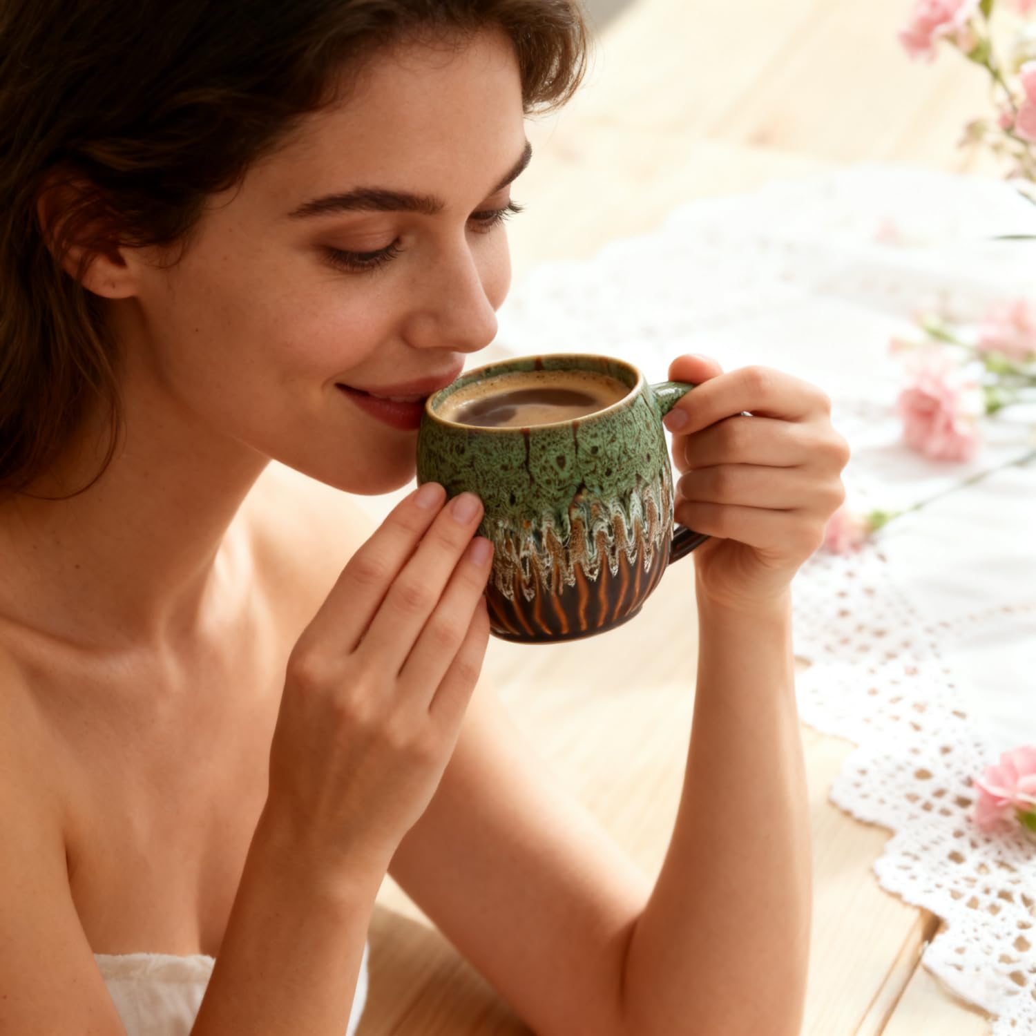 lpylxingyan taza retención de calor que mantiene la bebida caliente más tiempo