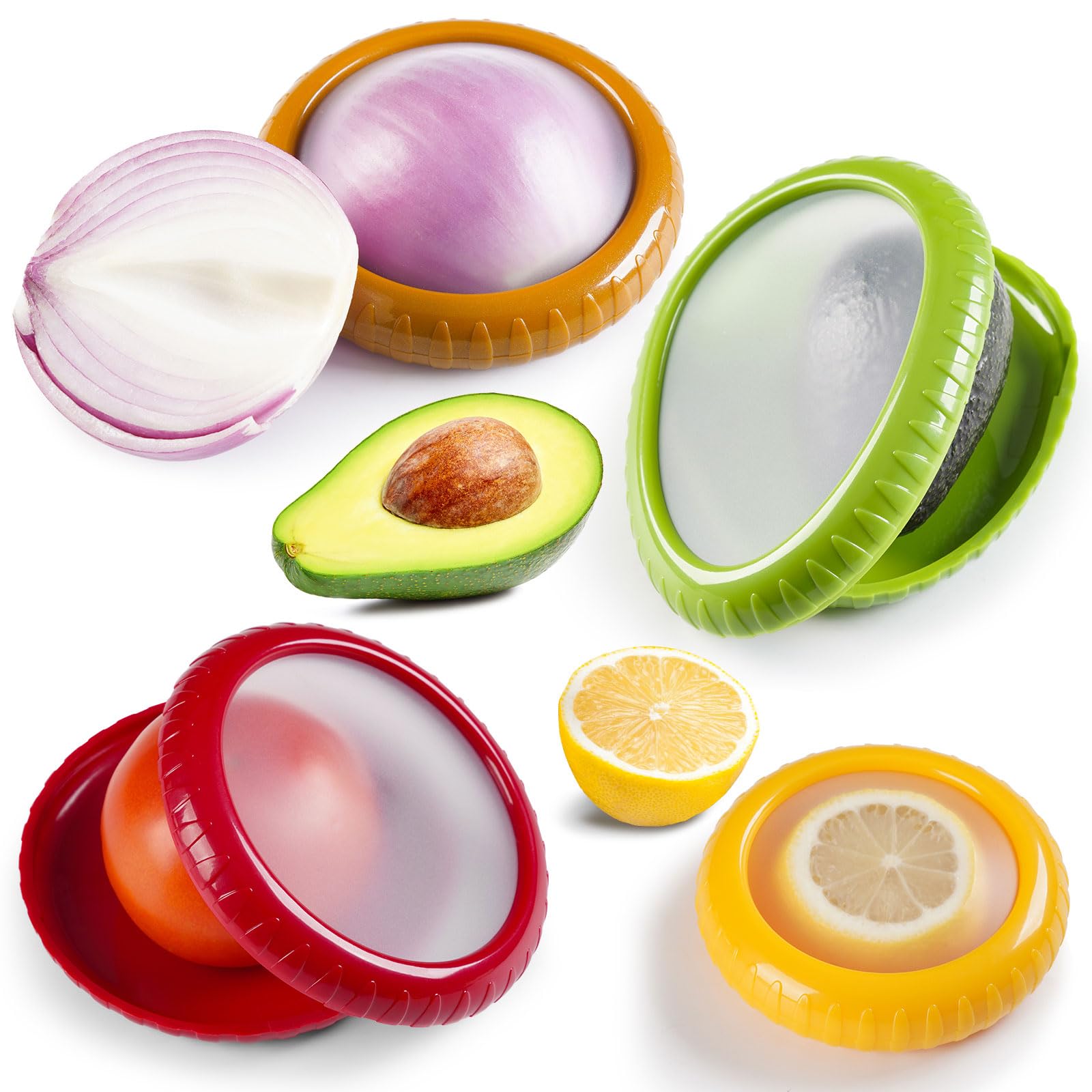 LPZXH aguacate-saver-tapa ofrece sellado hermético para conservar la frescura.