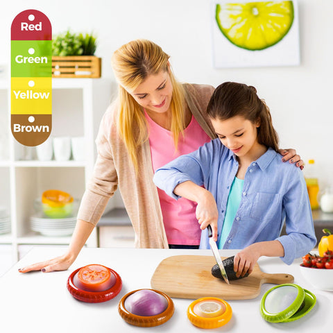 LPZXH conjunto-4-piezas-silicona ofrece versatilidad para medio aguacate y más.