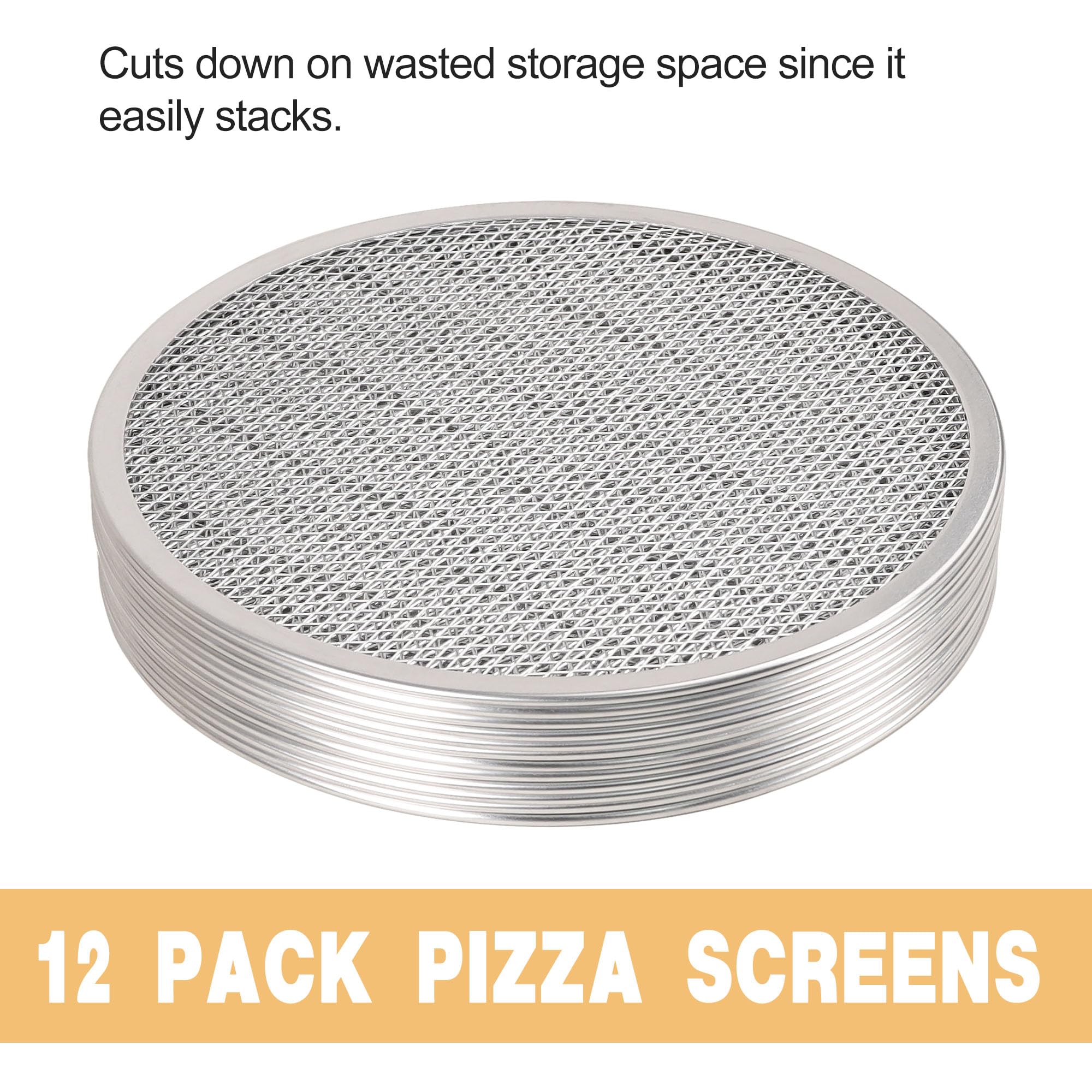 LRUI limpieza fácil y duradera de la pantalla para pizza de aluminio