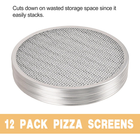LRUI limpieza fácil y duradera de la pantalla para pizza de aluminio
