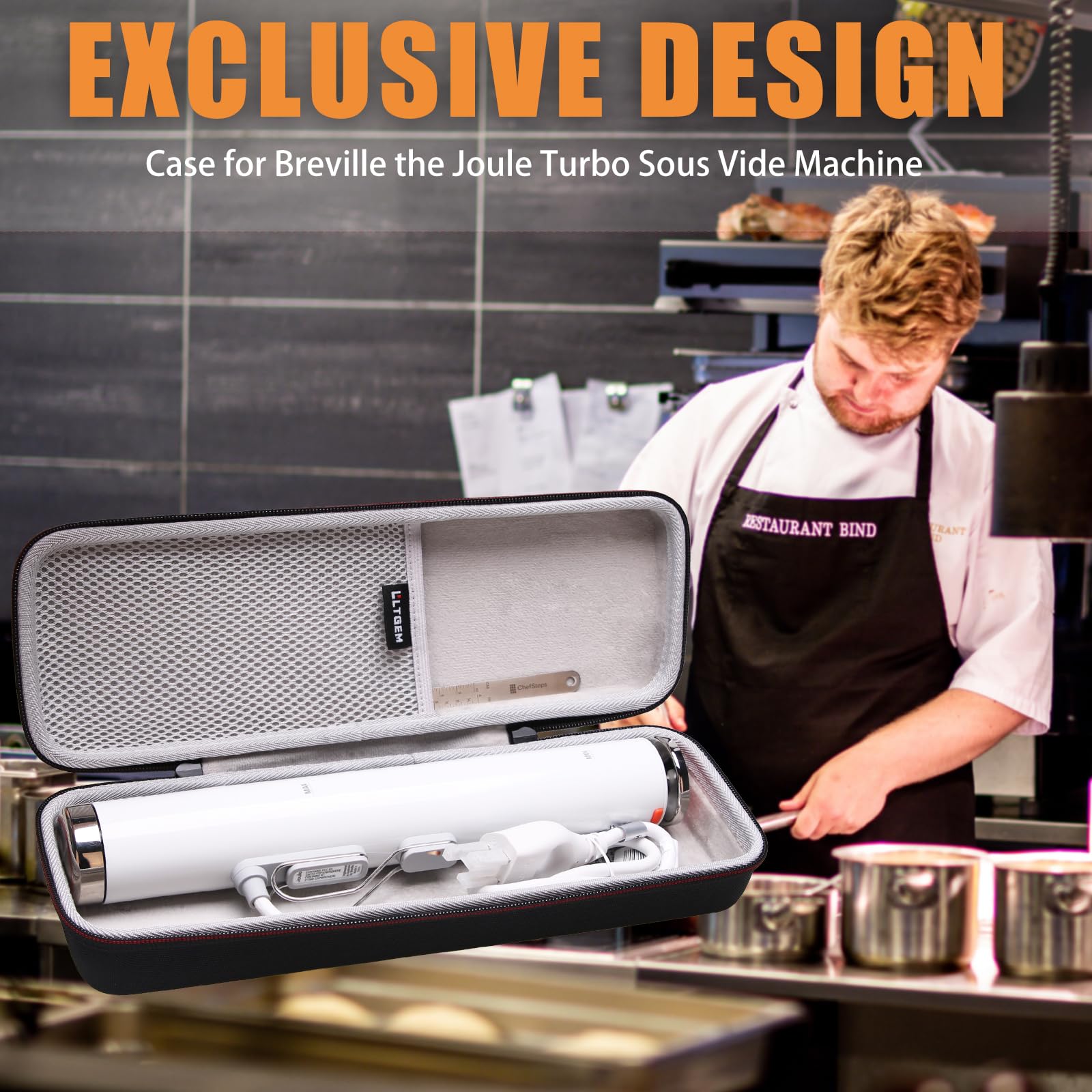 LTGEM estuche para viaje protege Breville Joule durante desplazamientos