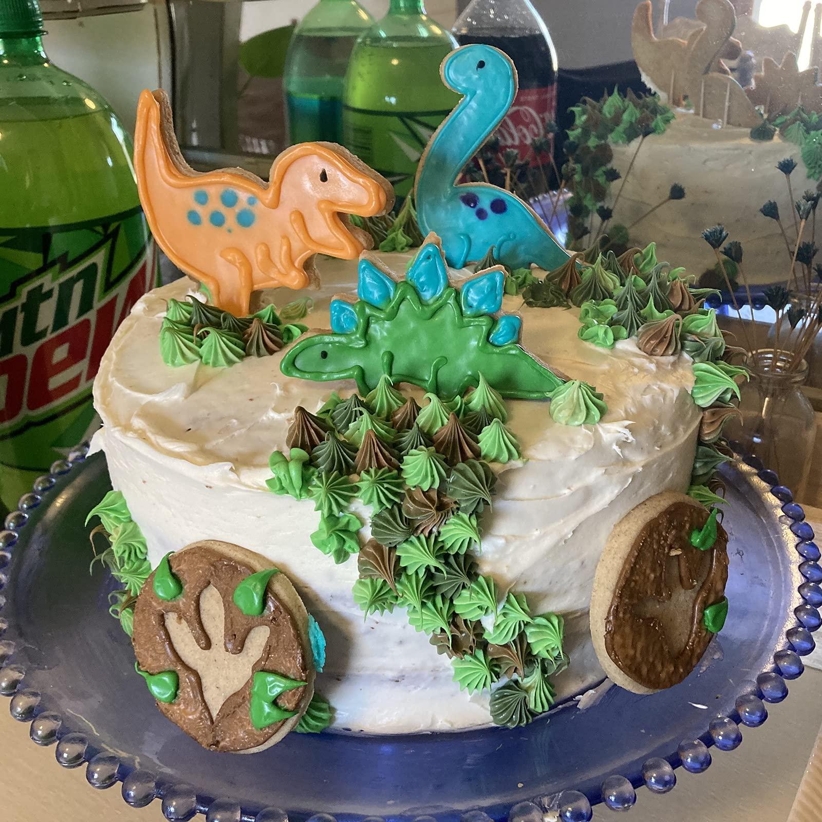 Cortador Spinosaurus de LUBTOSMN para decoraciones temáticas.
