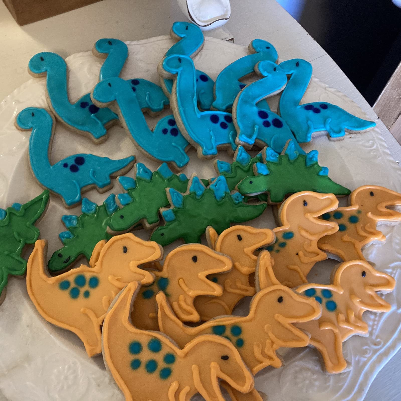 Cortadores de dinosaurio LUBTOSMN para merienda temática y decoración.