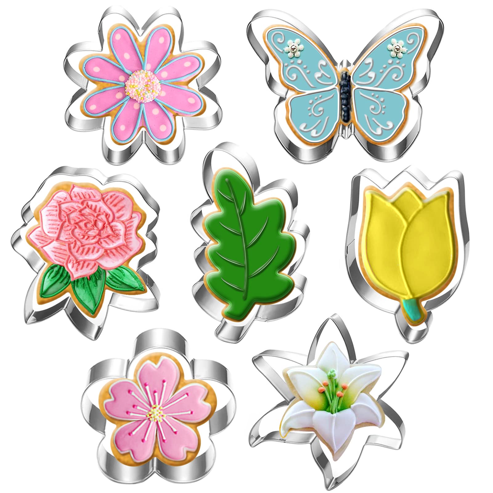 Cortador Lubtosmn Margarita para galletas decorativas con forma floral