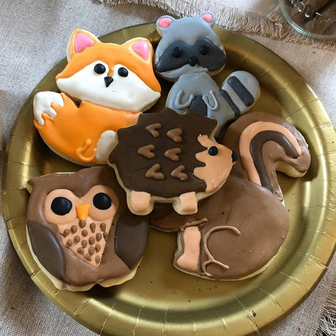 Cortadores LUBTOSMN animales del bosque, para galletas y manualidades.
