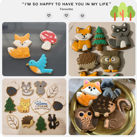 Cortadores LUBTOSMN pajaro, crea formas divertidas para pasteles.