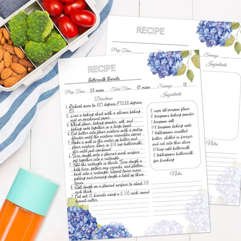 LuBudingJoy divisores de colores facilitan clasificar recetas por categorías.