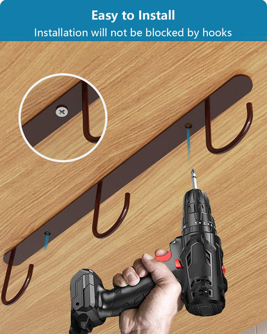 Luckinow instalación rápida con tornillos incluidos, fijación segura.