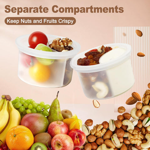 LUCKJOY cuchara plegable integrada en la tapa para llevar