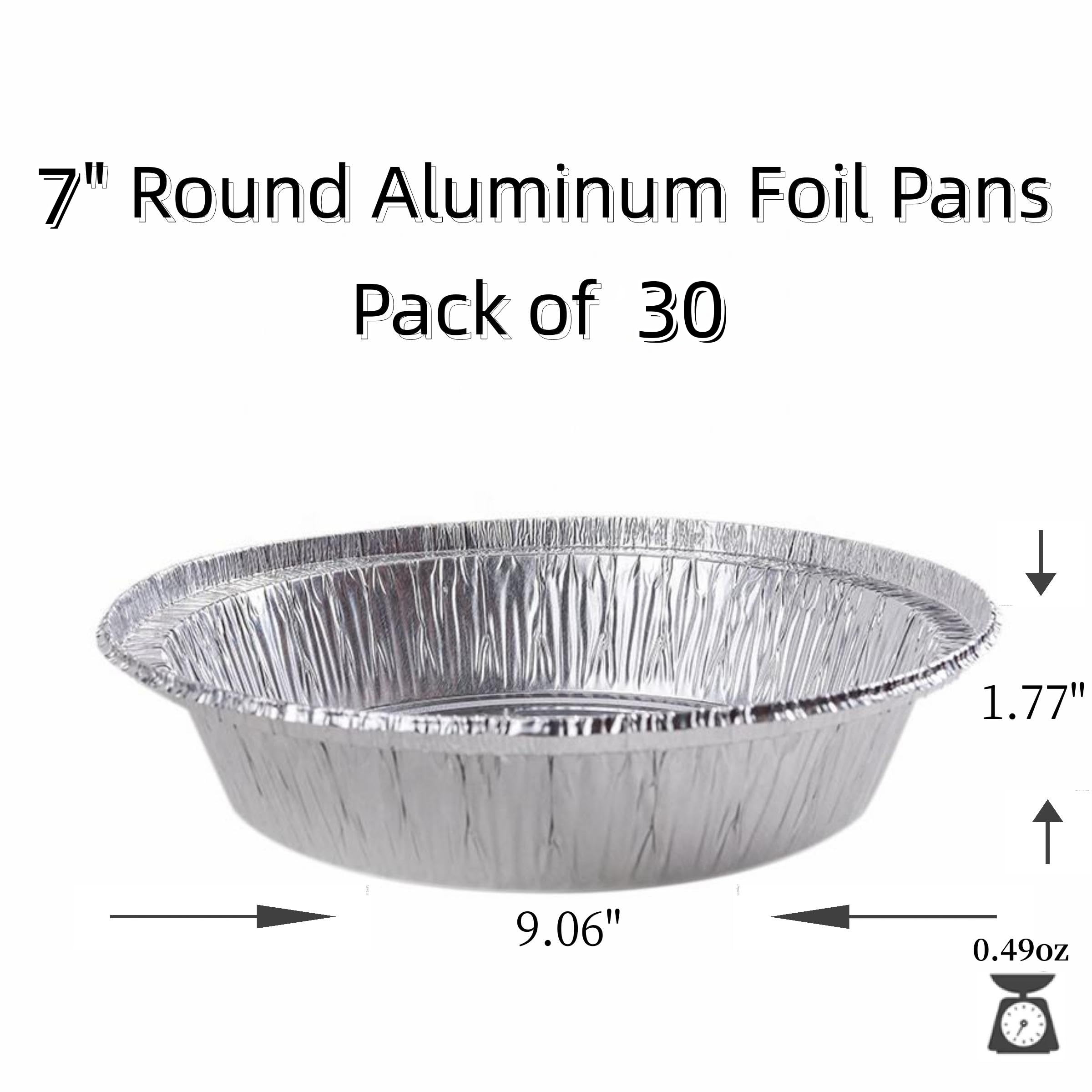 LUCKMETA bandeja de aluminio duradera para hornear y conservar, lote de 30