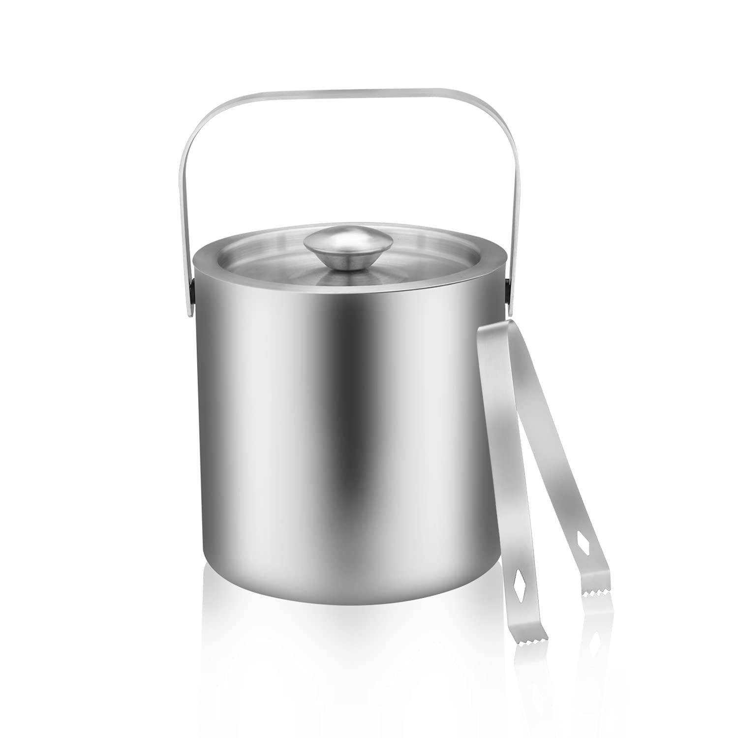 LUCKYGOOBO Mini cubo de hielo con capacidad de 1,3 litros para bebidas frías.