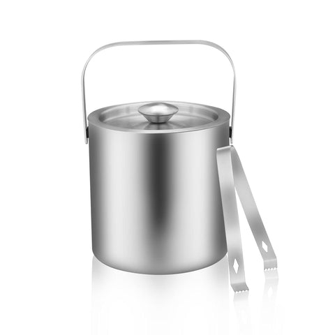 LUCKYGOOBO Mini cubo de hielo con capacidad de 1,3 litros para bebidas frías.