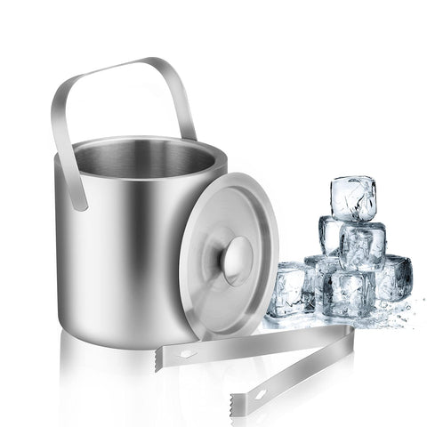 LUCKYGOOBO Mini cubo con doble pared para hielo más frío por más tiempo.