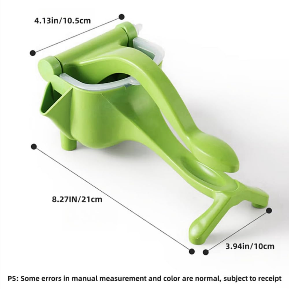 Luckylight exprimidor manual, manivela ergonómica para prensado cómodo.