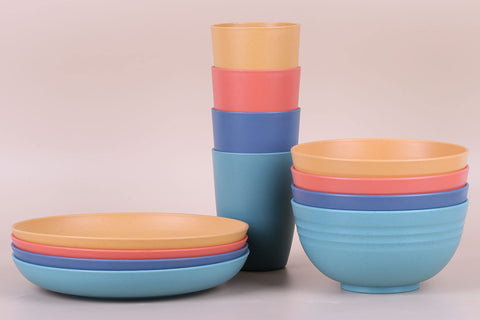 Taza LuckyZone de trigo 12oz perfecta para picnic al aire libre.