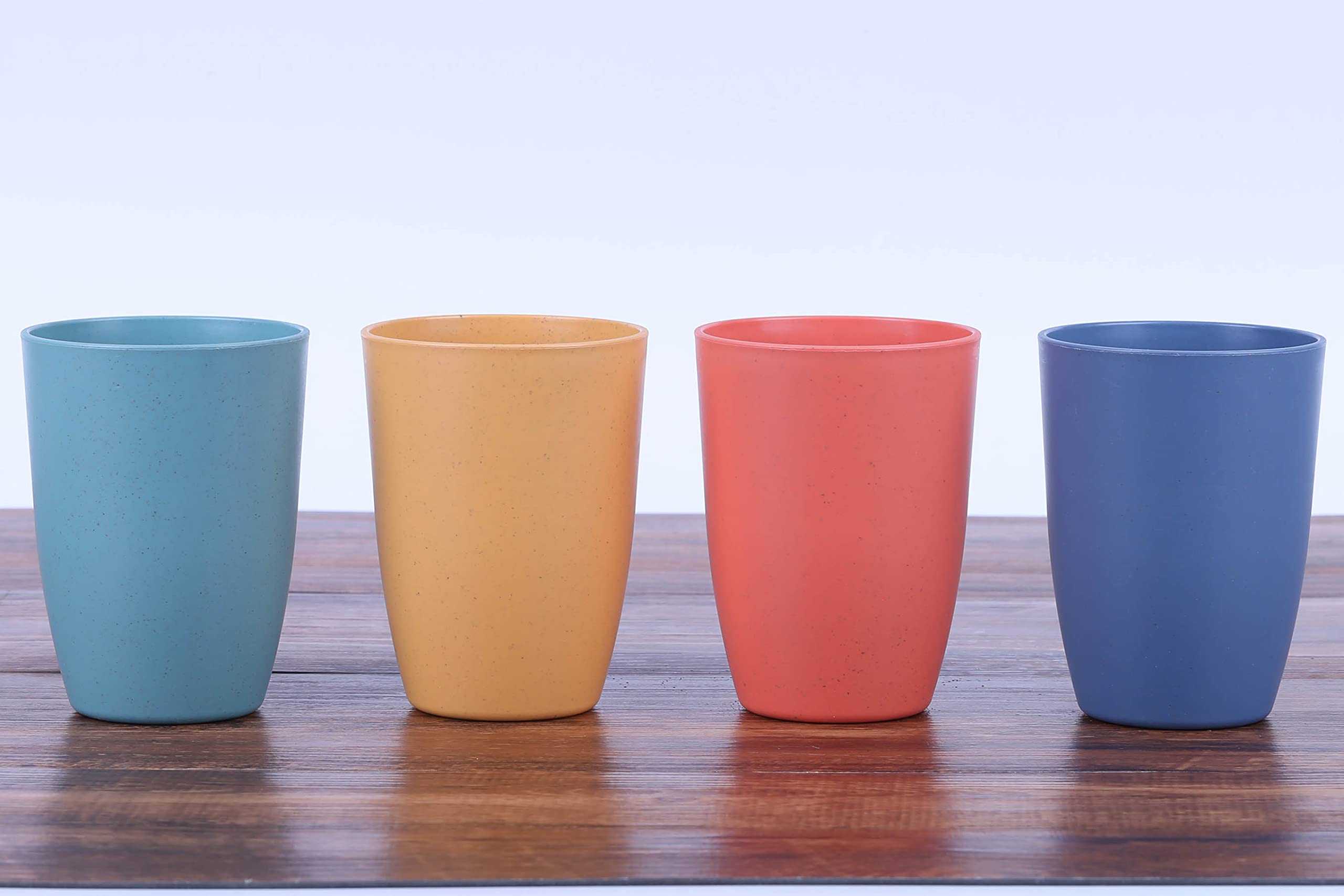 Juego LuckyZone para picnic y camping, vaso de paja de trigo 12 oz.