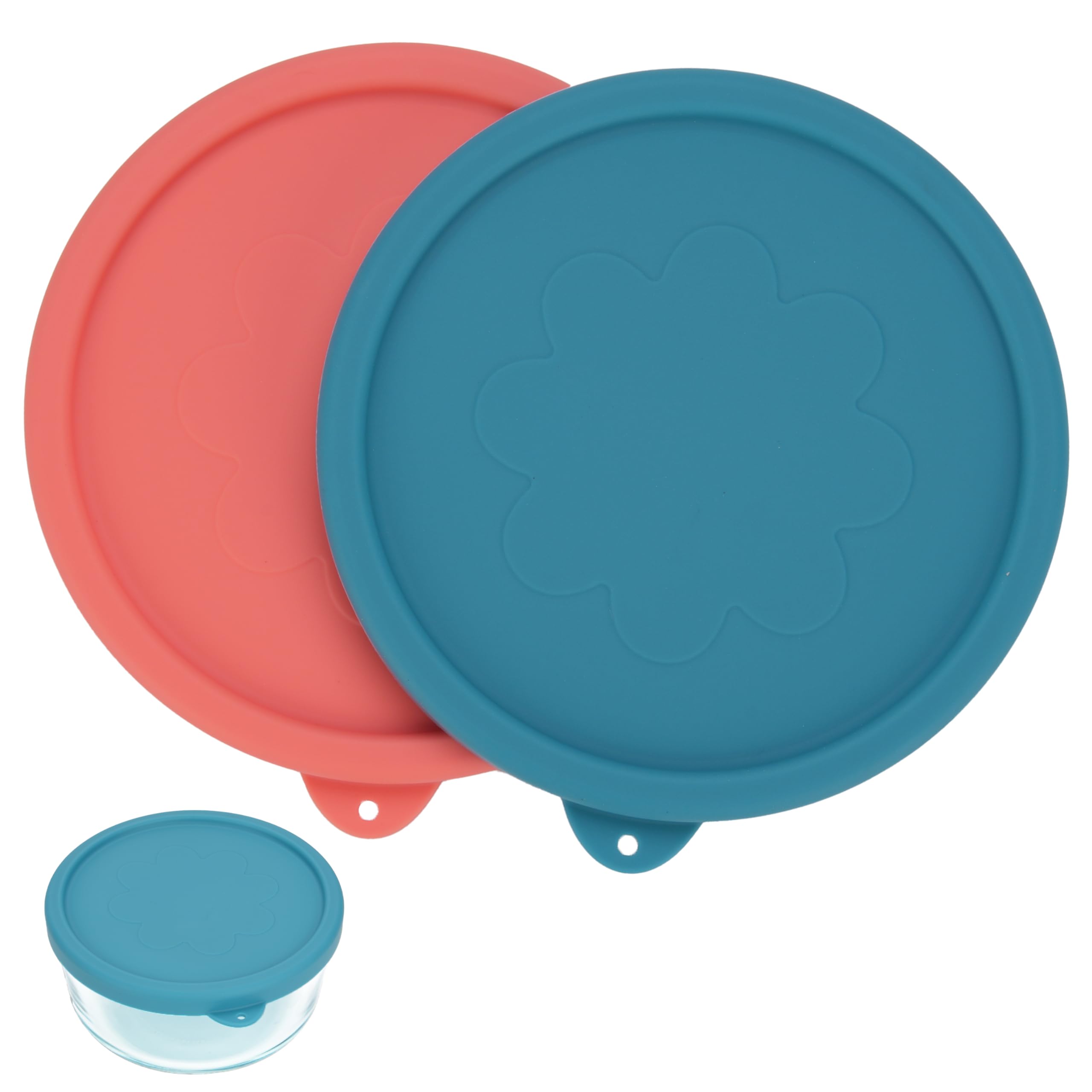 LUVCOSY tapas rojas para botes de vidrio, sellado hermético para conservar alimentos.