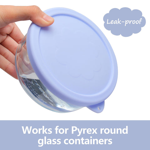 LUVCOSY Tapas de silicona multicolor para Pyrex, facilita identificar usos.