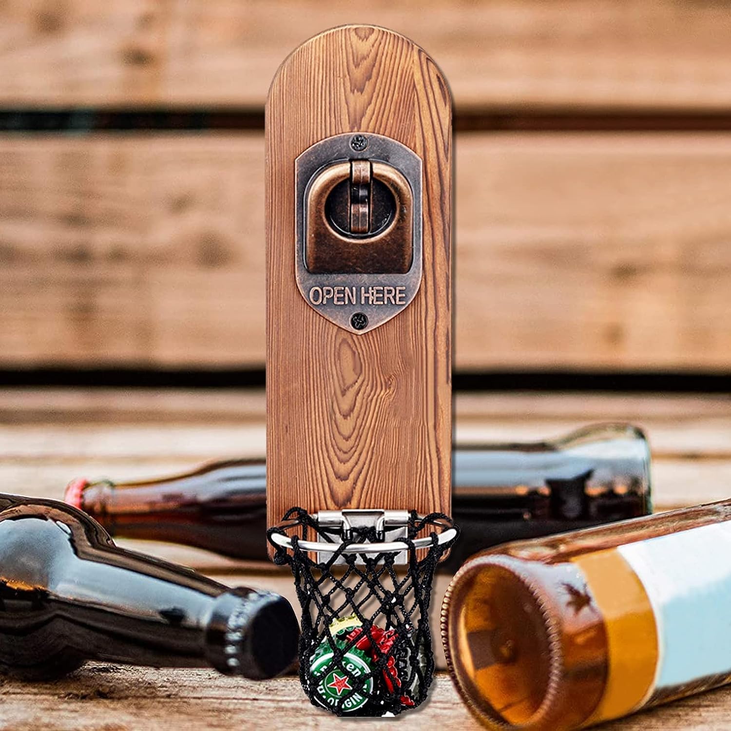 LUCYLANKER bar en casa con estilo vintage, regalo ideal para cerveza.