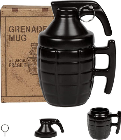 Estilo militar de la taza granada LUCYLANKER, ideal como regalo.