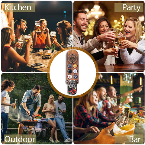 Regalo ideal para hombres amantes de la cerveza por su diseño práctico.