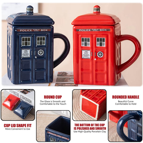 Tardis lucylanker diseño cabina policial, detalle temático.