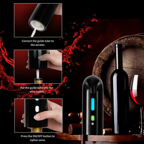 Tapón eléctrico Ludkim mantiene aroma y sabor por días