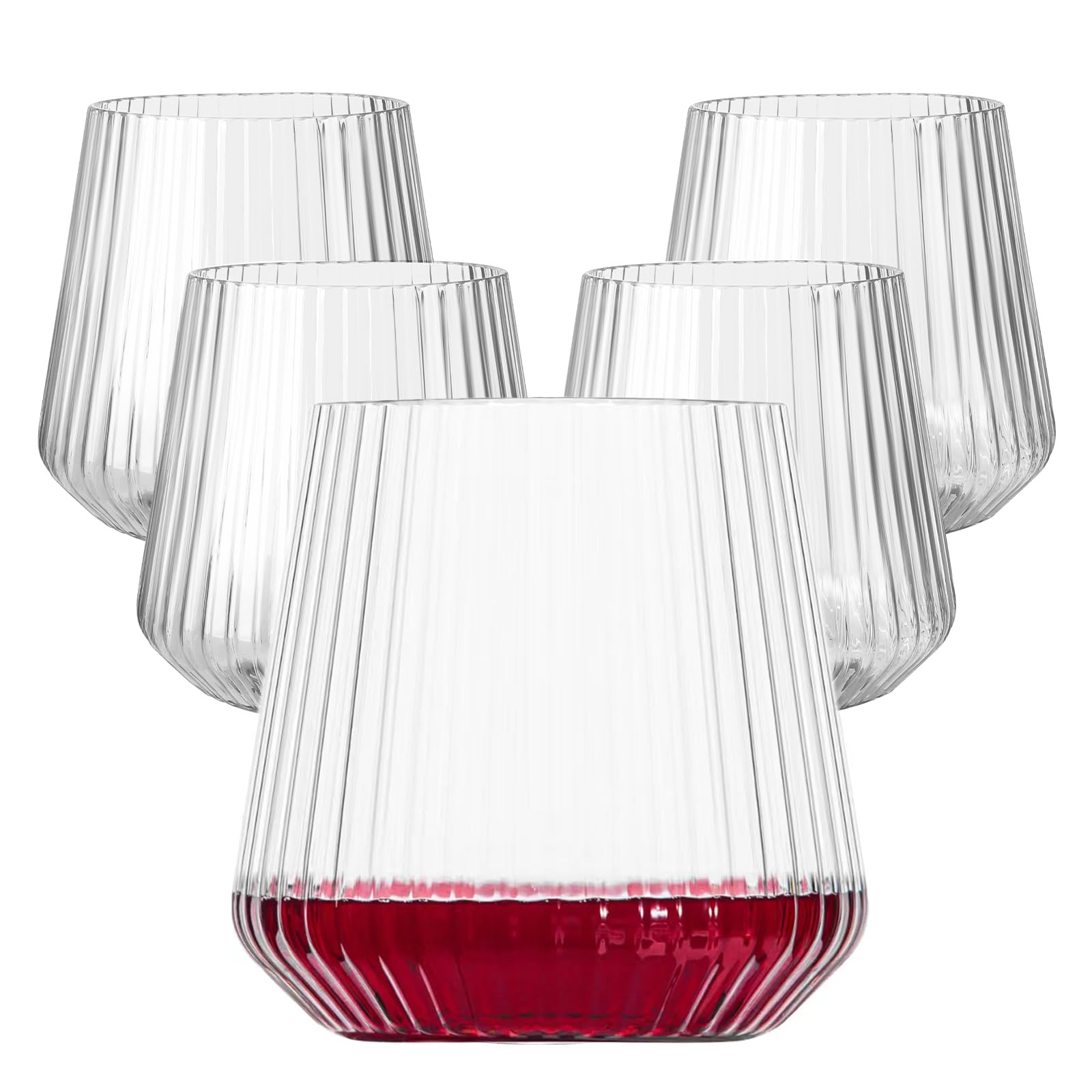 Vaso plástico Lueumxc con diseño origami, ideal para cenas y fiestas