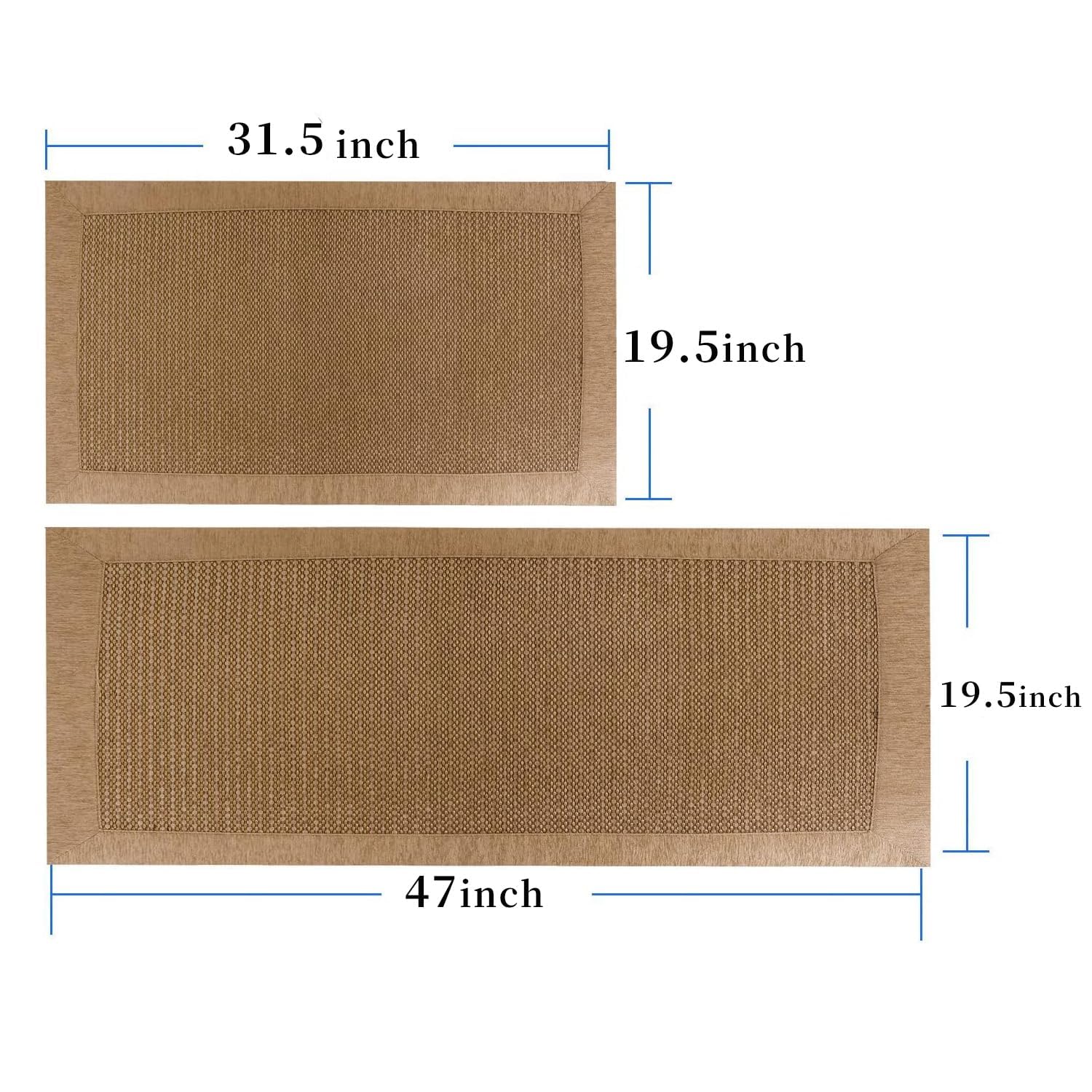 LUFEIJIASHI alfombra cocina antideslizante con base estable para seguridad en la cocina.