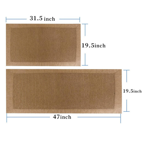 LUFEIJIASHI alfombra cocina antideslizante con base estable para seguridad en la cocina.