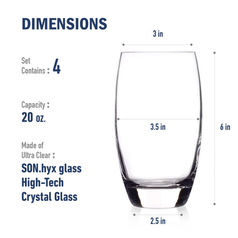 Borde láser Cortado de Crescendo para beber suave y elegante
