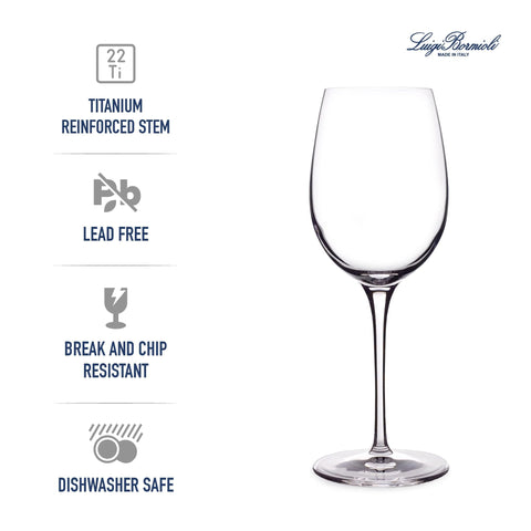 Cristal SON.hyx sin plomo, claridad excepcional para color y aroma.