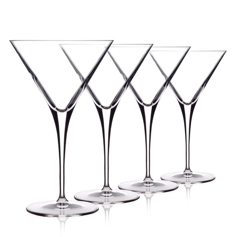 Copa martini Crescendo de Luigi Bormioli con borde láser para sorbos suaves y elegantes