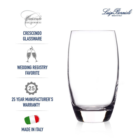 Conjunto de 4 vasos altos Crescendo, perfecto para reuniones