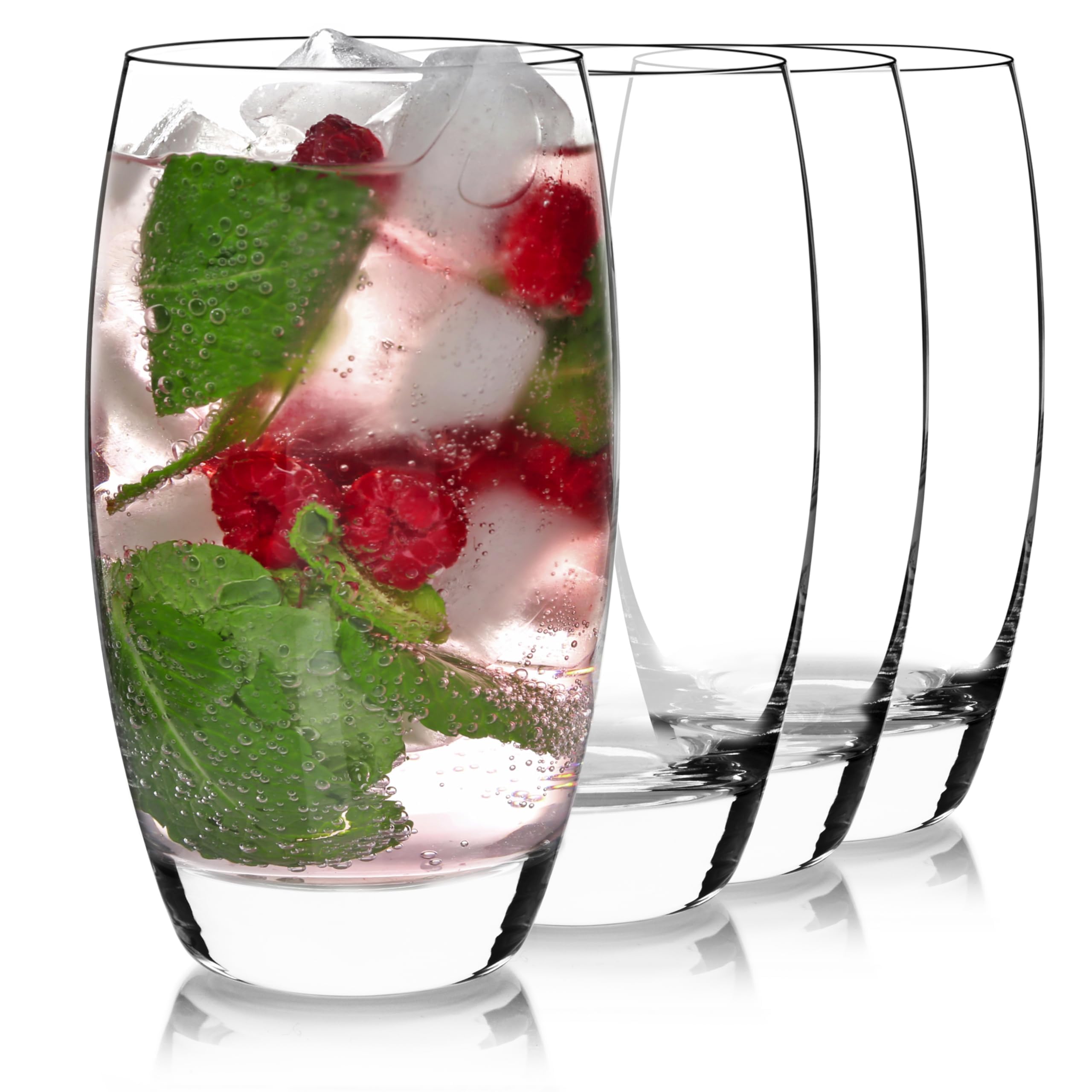 Vaso alto Crescendo de Luigi Bormioli, 20 oz, cristal claro, ideal para cócteles
