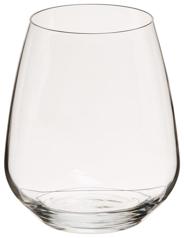 Luigi Bormioli Crescendo vaso de capacidad 23-25oz; apertura amplia para vinos y cócteles.