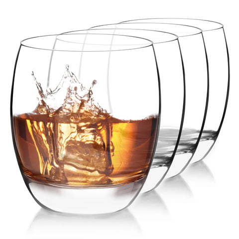 Vaso Crescendo de Luigi Bormioli con base pesada para mayor estabilidad.