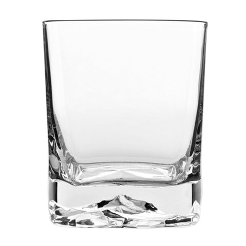 Vaso Luigi Bormioli On The Rocks DOF con base efecto roca, ideal para cócteles sofisticados