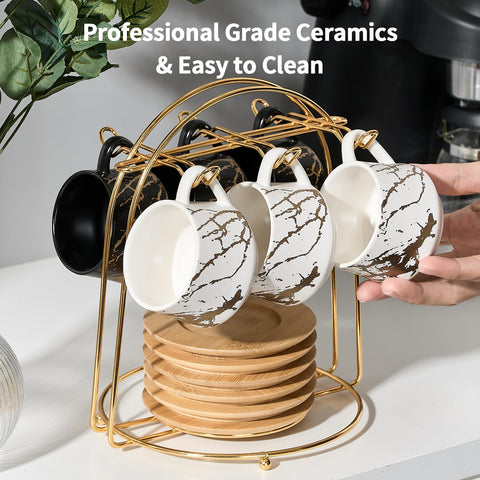 Platillos Luka para tazas, base estable para servir.