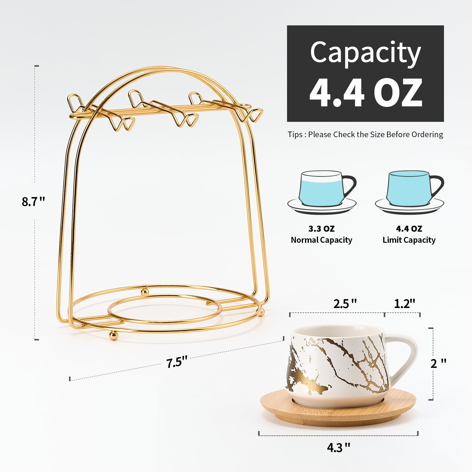 Set regalo Luka para amantes del café, conjunto completo de espresso.
