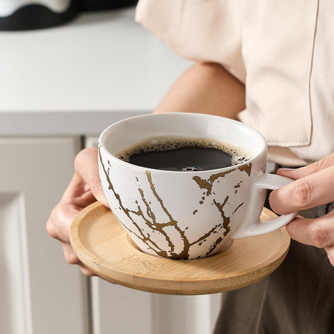 Soporte metálico Luka para tazas espresso, organización y estilo.